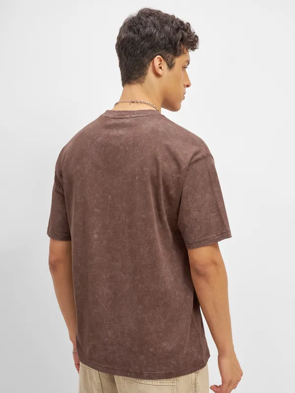 Men Printed Round Neck T-Shirt