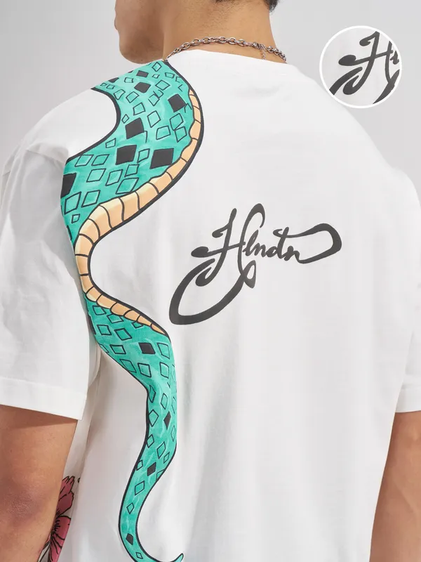 Men Printed Round Neck T-Shirt