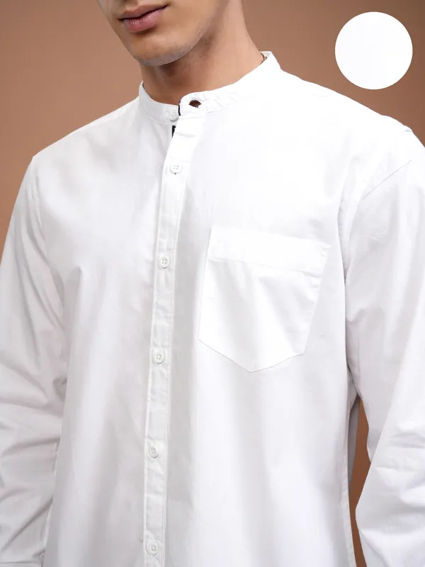 Men Slim Fit Casual Shirt