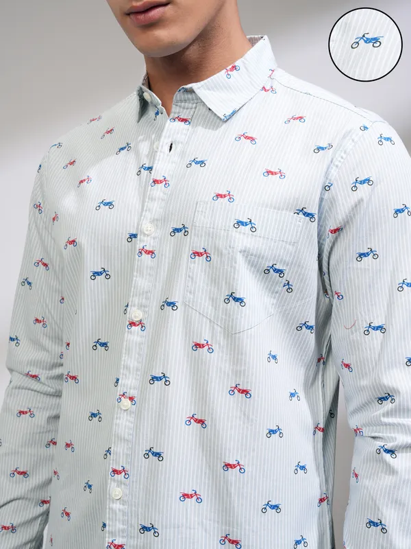 Men Slim Fit Casual Shirt