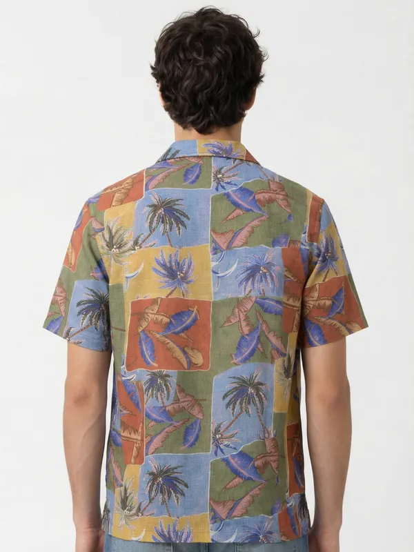 Highlander Men Multi Printed Relaxed Fit Casual Shirt