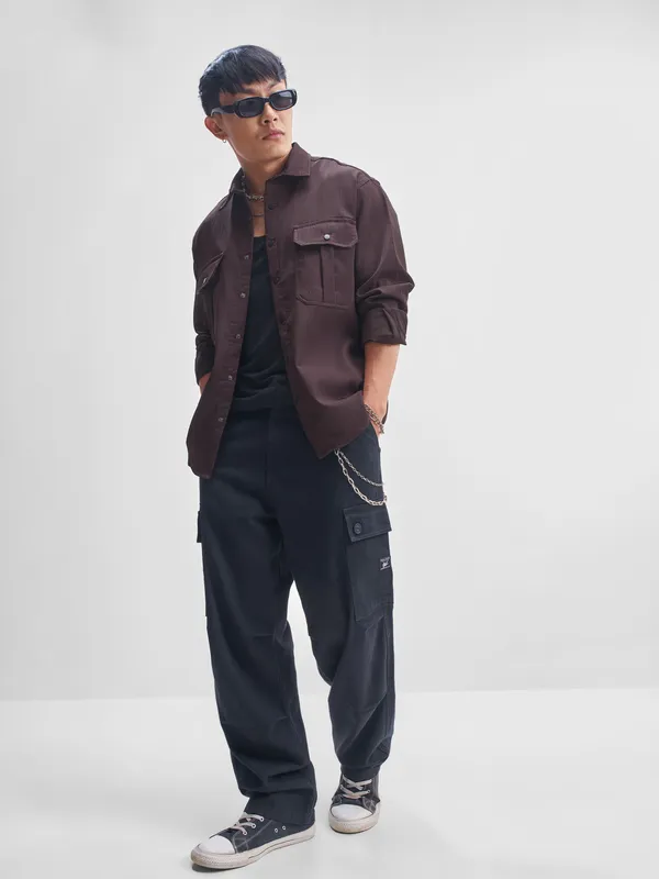 Men Oversized Fit Casual Shirt