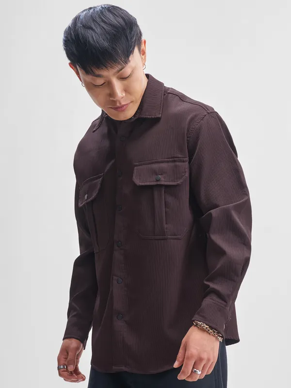 Men Oversized Fit Casual Shirt