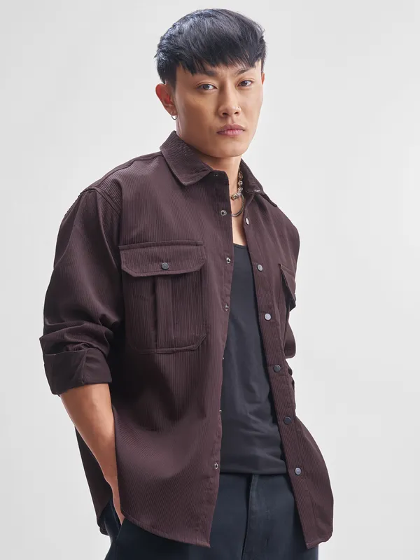 Men Oversized Fit Casual Shirt