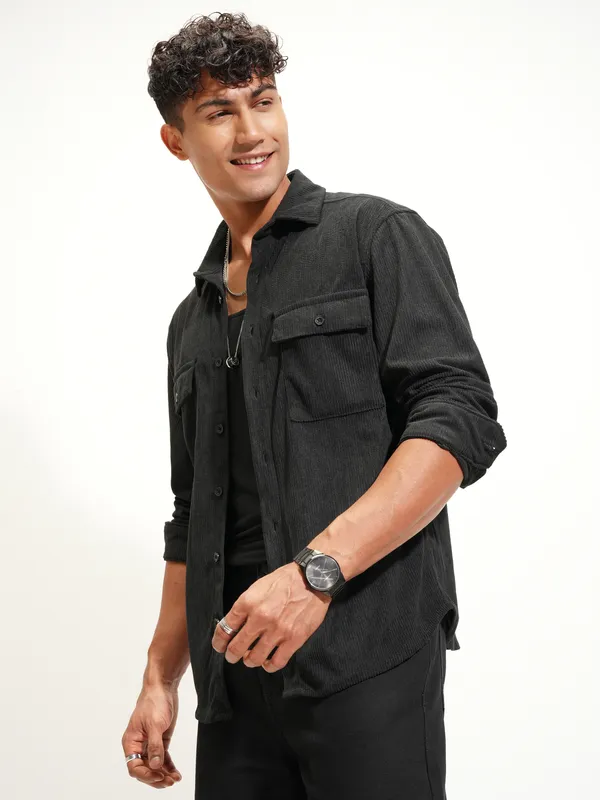 Men Relaxed Fit Casual Shirt