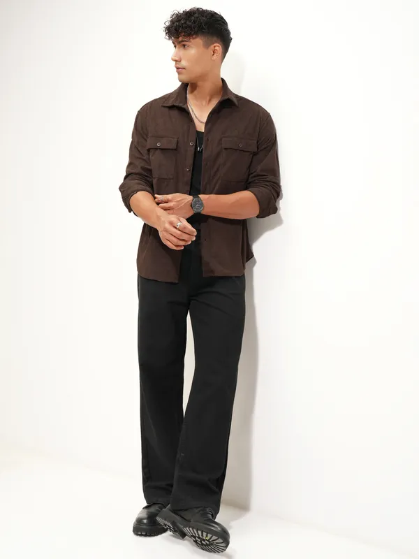 Men Relaxed Fit Casual Shirt