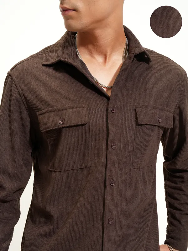 Men Relaxed Fit Casual Shirt