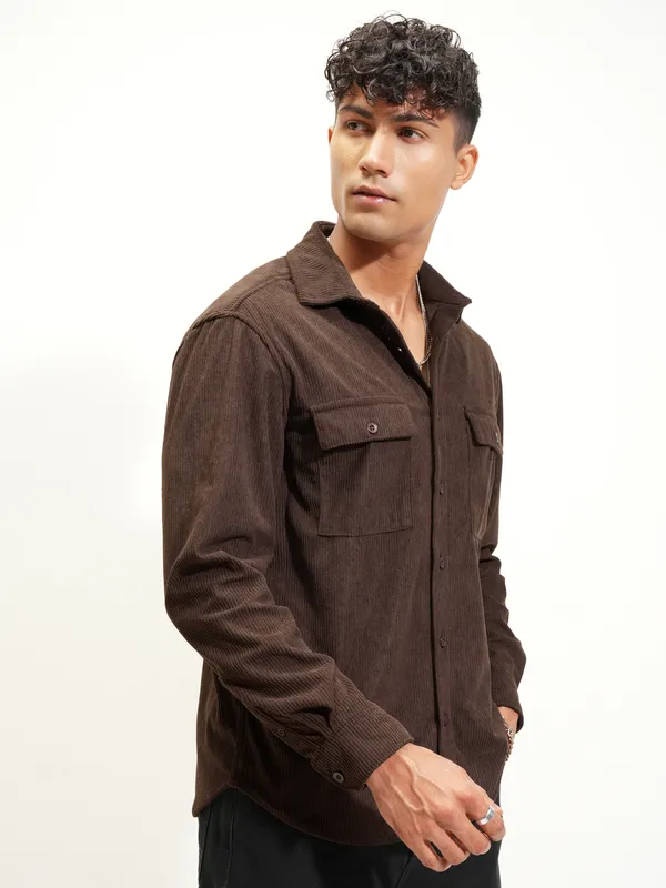Men Relaxed Fit Casual Shirt
