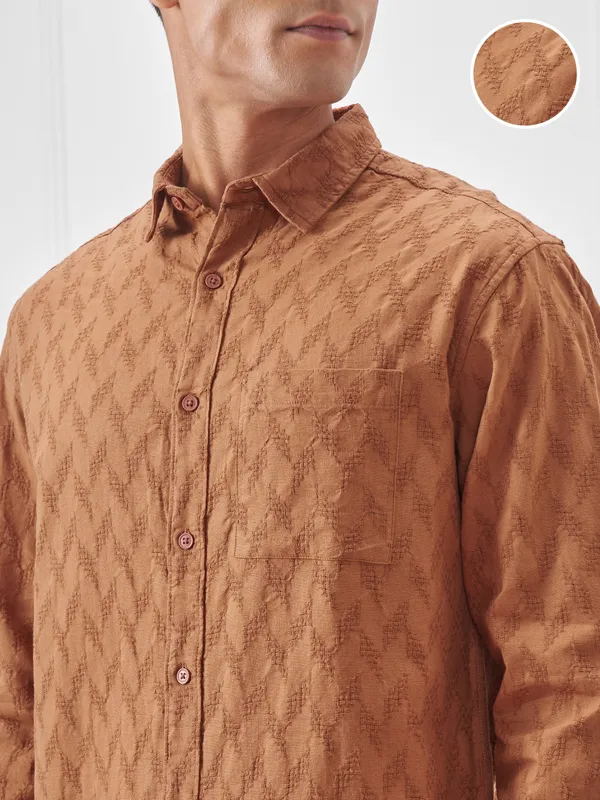 Men Relaxed Fit Casual Shirt