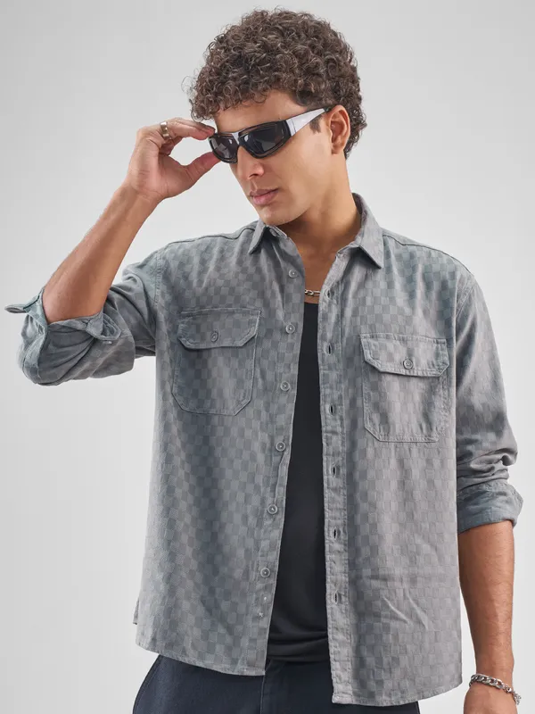 Men Relaxed Fit Casual Shirt