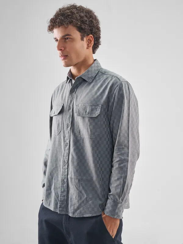Men Relaxed Fit Casual Shirt