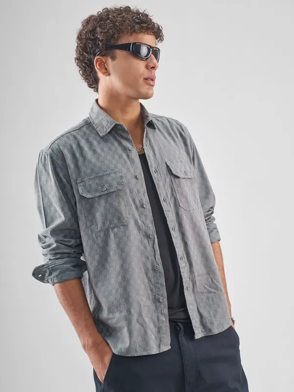 Men Relaxed Fit Casual Shirt