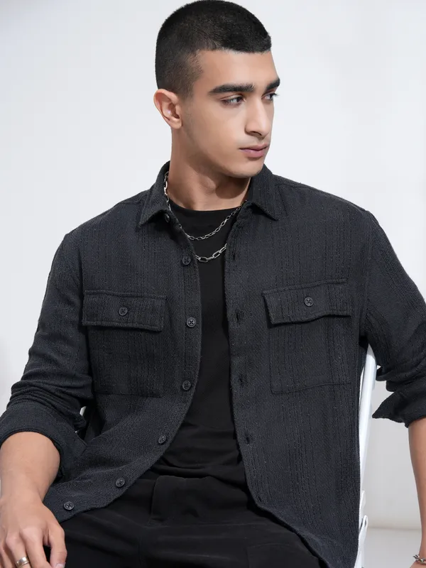 Men Relaxed Fit Casual Shirt