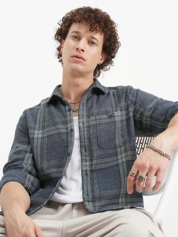 Men Slim Fit Casual Shirt