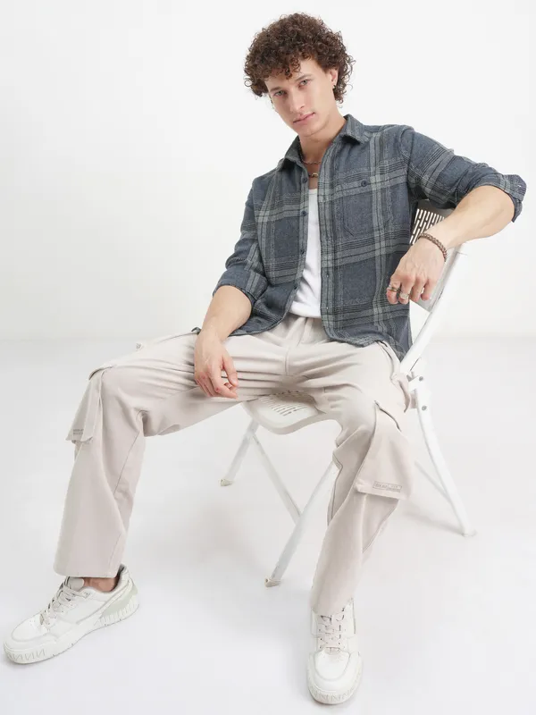 Men Slim Fit Casual Shirt