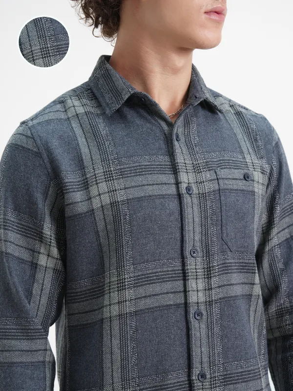 Men Slim Fit Casual Shirt