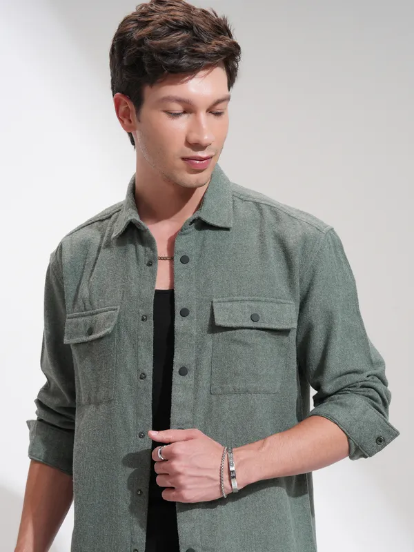 Men Relaxed Fit Casual Shirt