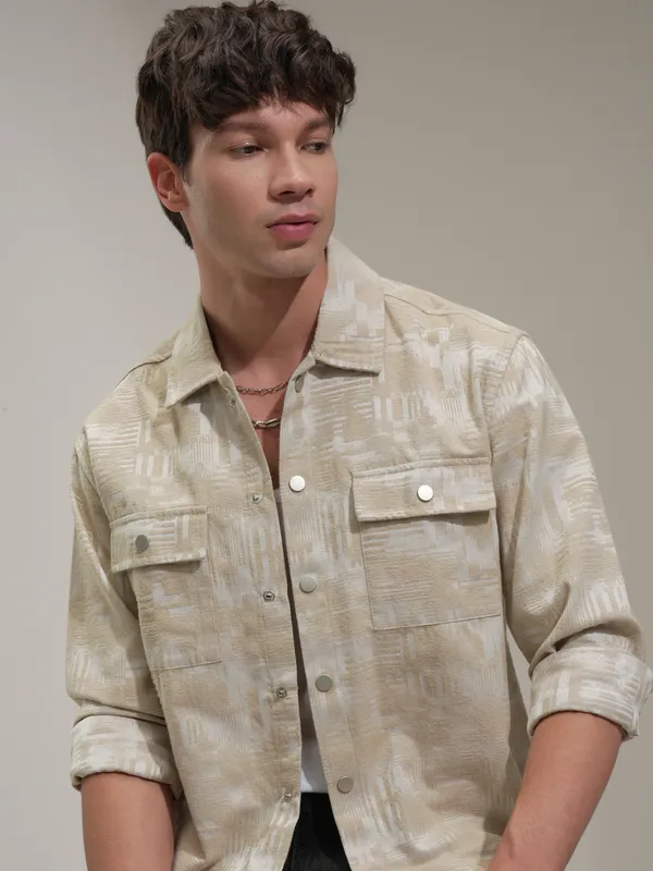 Men Relaxed Fit Casual Shirt
