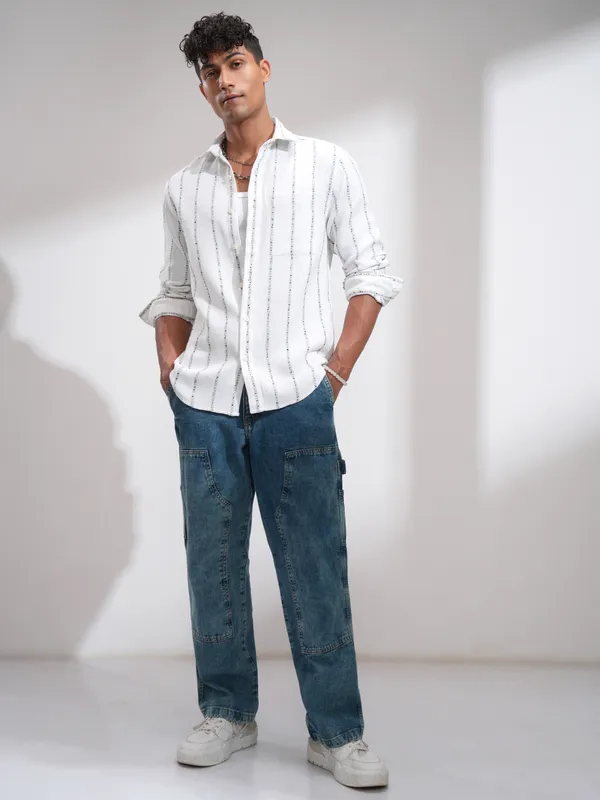 Men Relaxed Fit Casual Shirt