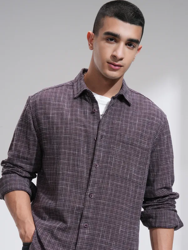 Men Relaxed Fit Casual Shirt