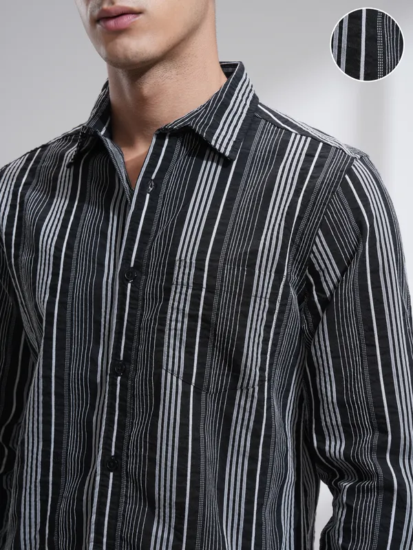 Men Slim Fit Casual Shirt
