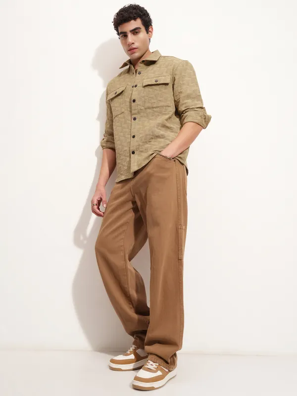 Men Relaxed Fit Casual Shirt