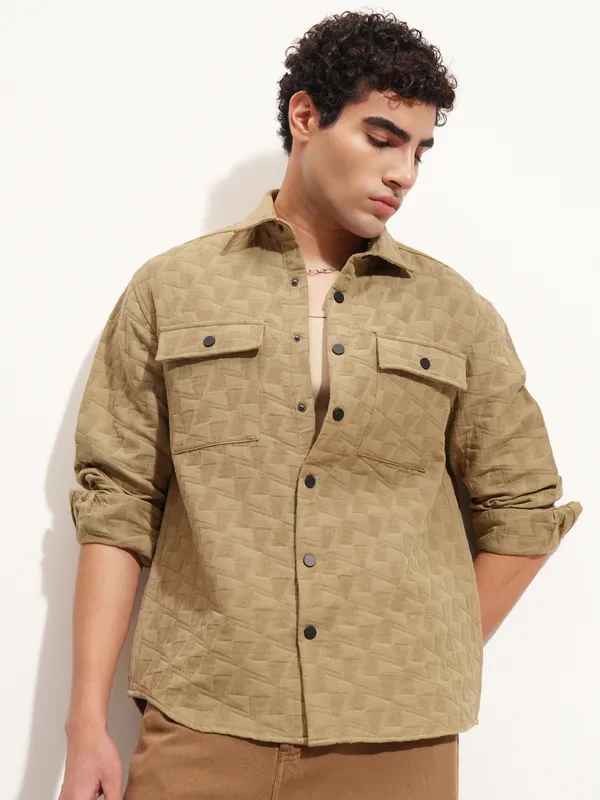 Men Relaxed Fit Casual Shirt