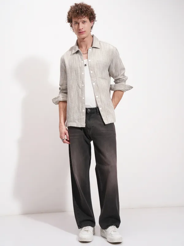 Men Relaxed Fit Casual Shirt