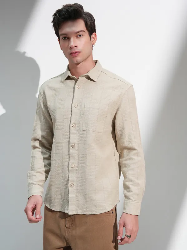 Men Relaxed Fit Casual Shirt