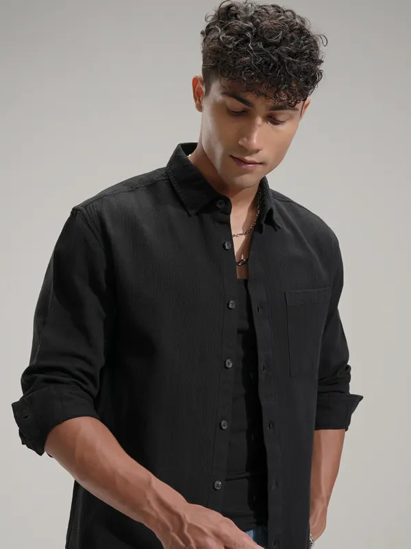 Men Relaxed Fit Casual Shirt