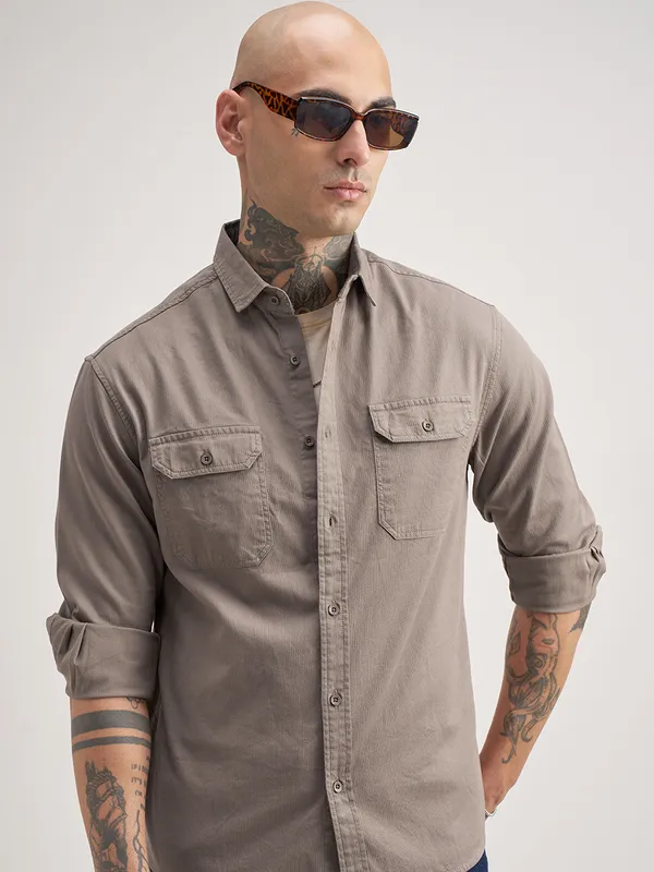 Men Relaxed Fit Casual Shirt