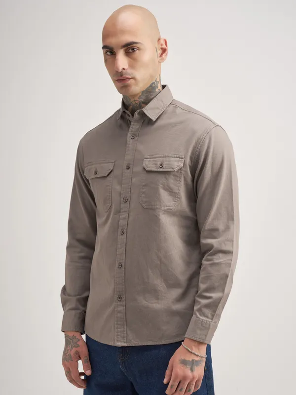 Men Relaxed Fit Casual Shirt