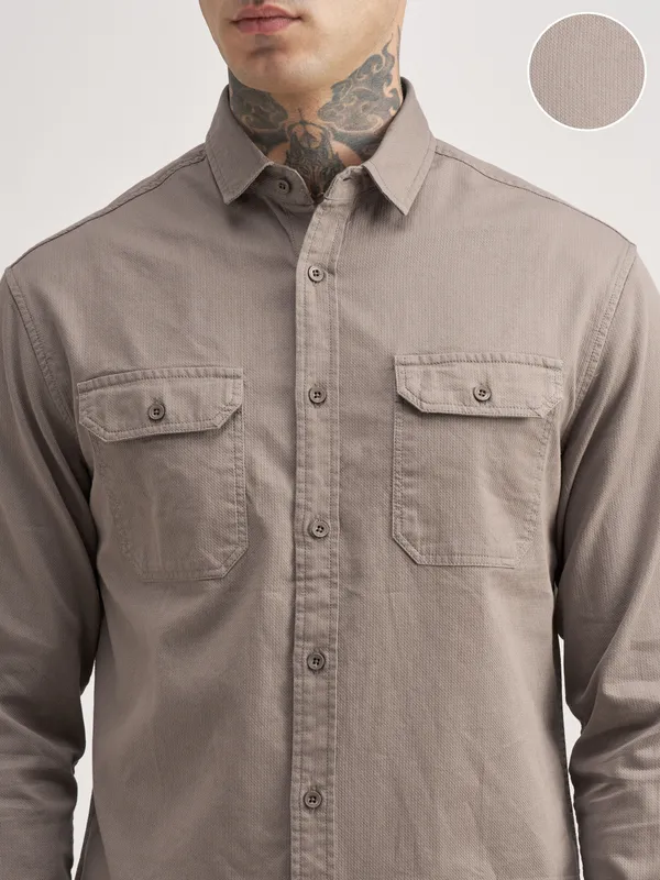 Men Relaxed Fit Casual Shirt