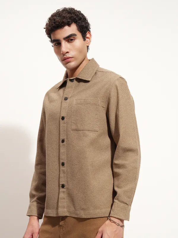 Men Relaxed Fit Casual Shirt