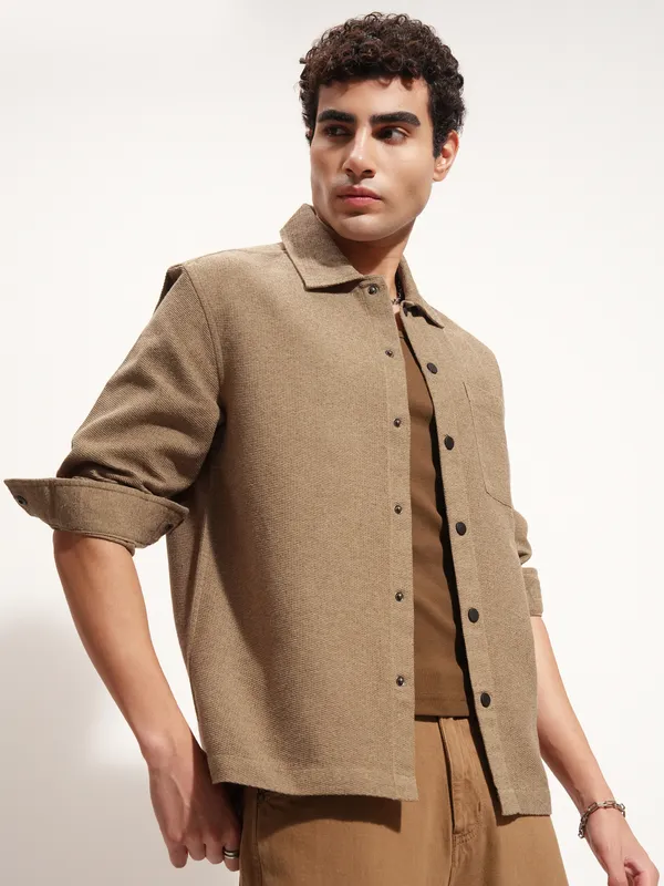 Men Relaxed Fit Casual Shirt