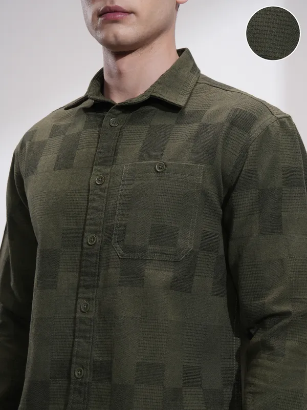 Men Relaxed Fit Casual Shirt