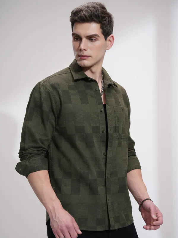 Men Relaxed Fit Casual Shirt