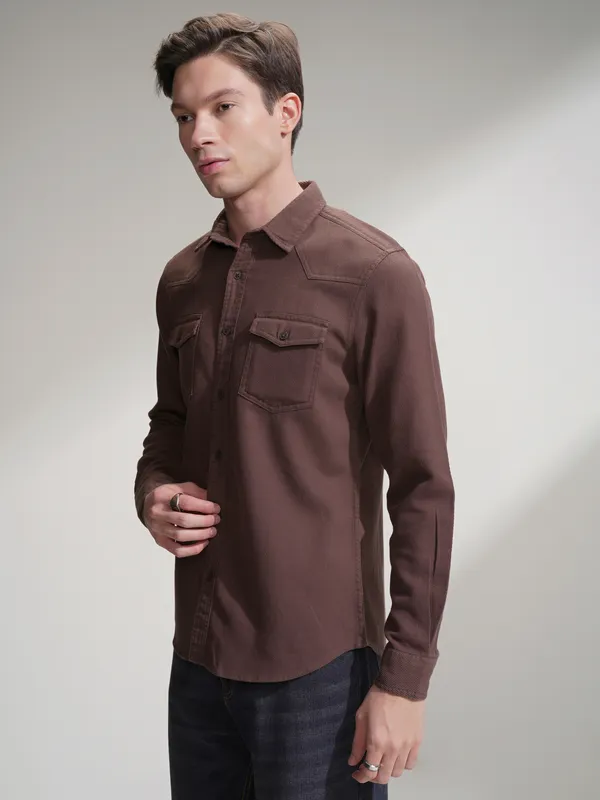 Men Slim Fit Casual Shirt