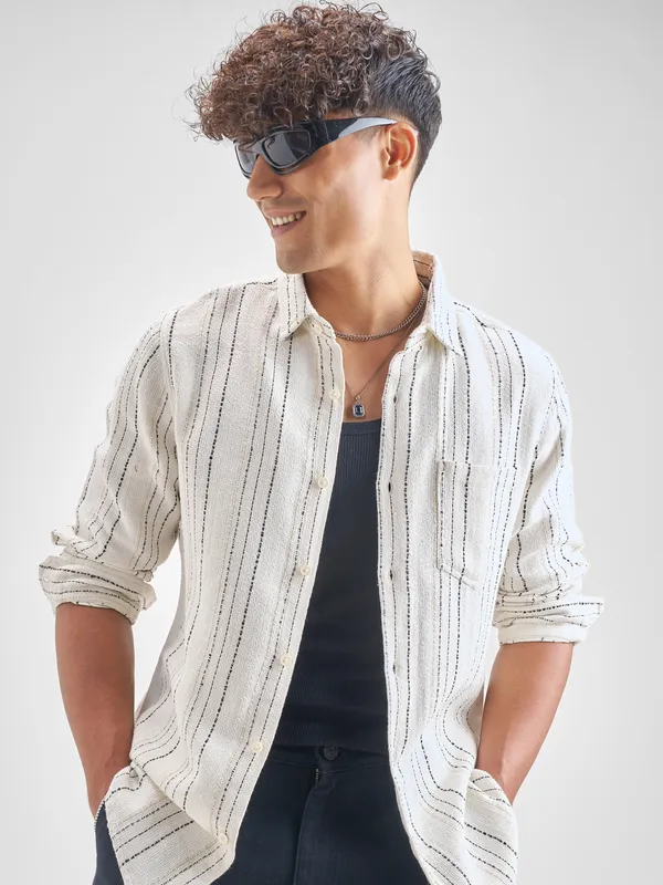 Men Slim Fit Casual Shirt