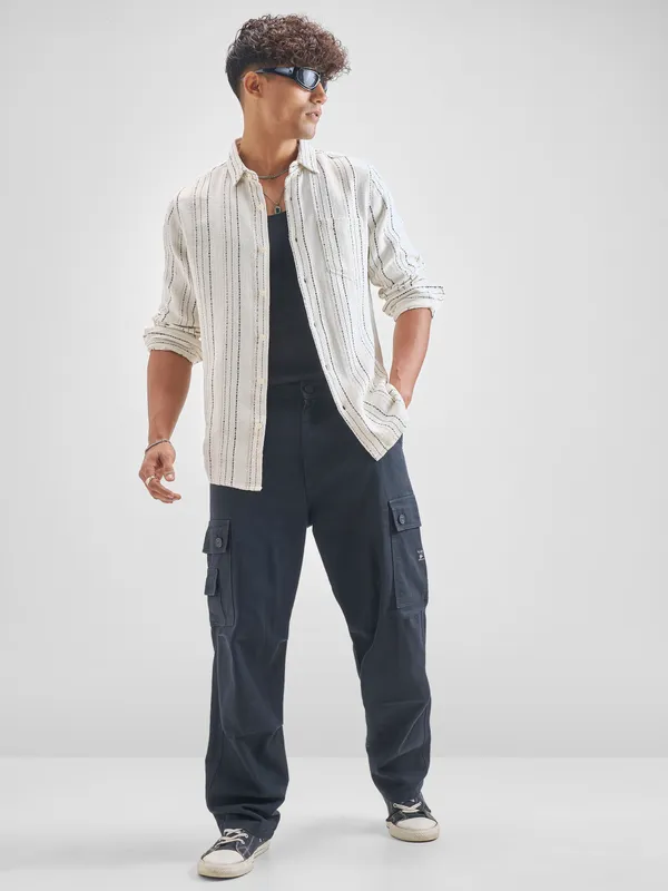 Men Slim Fit Casual Shirt