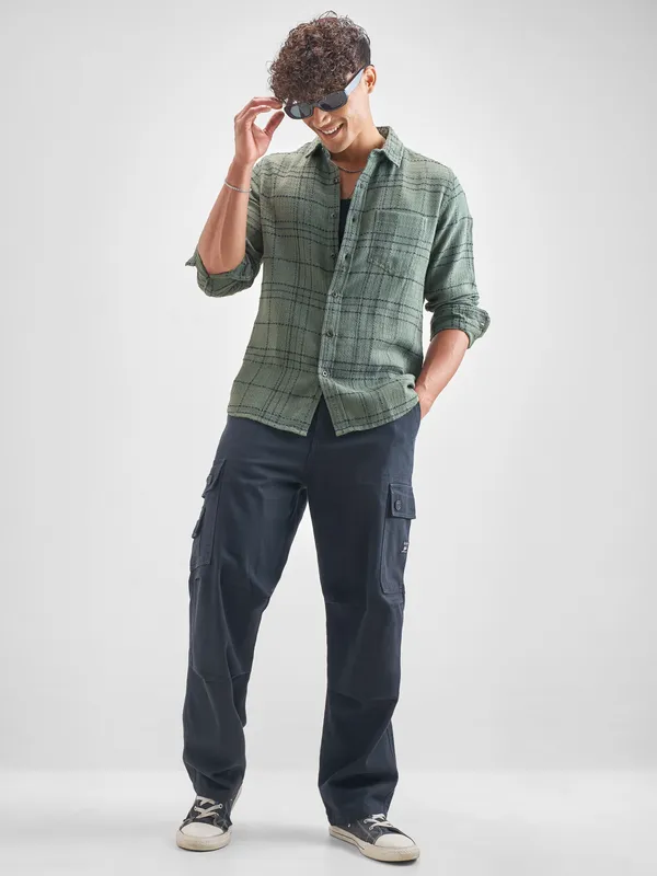 Men Slim Fit Casual Shirt