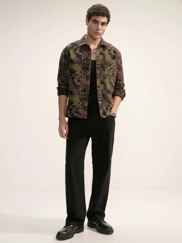 Highlander Men Multi Printed Relaxed Fit Casual Shirt