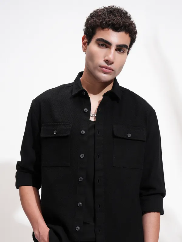 Men Relaxed Fit Casual Shirt