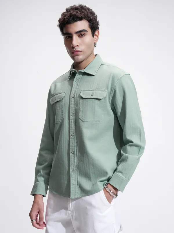 Men Relaxed Fit Casual Shirt