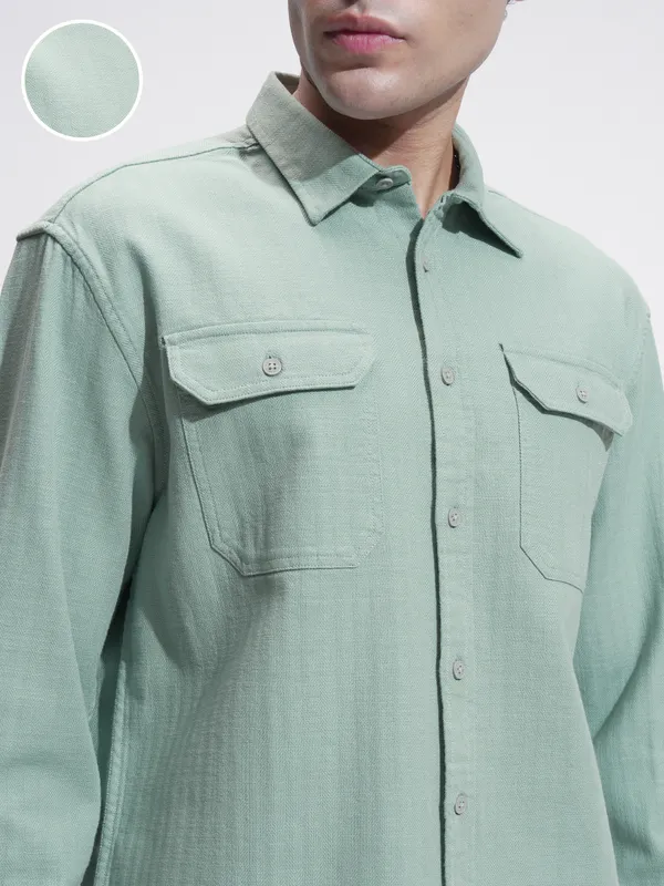 Men Relaxed Fit Casual Shirt