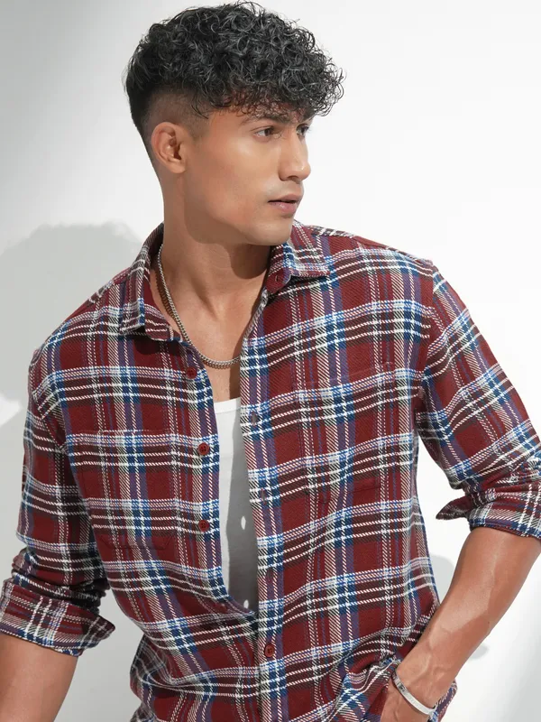 Men Relaxed Fit Casual Shirt