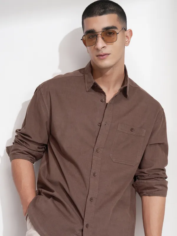 Men Relaxed Fit Casual Shirt
