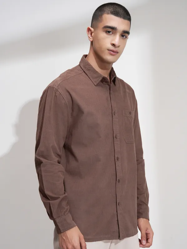 Men Relaxed Fit Casual Shirt