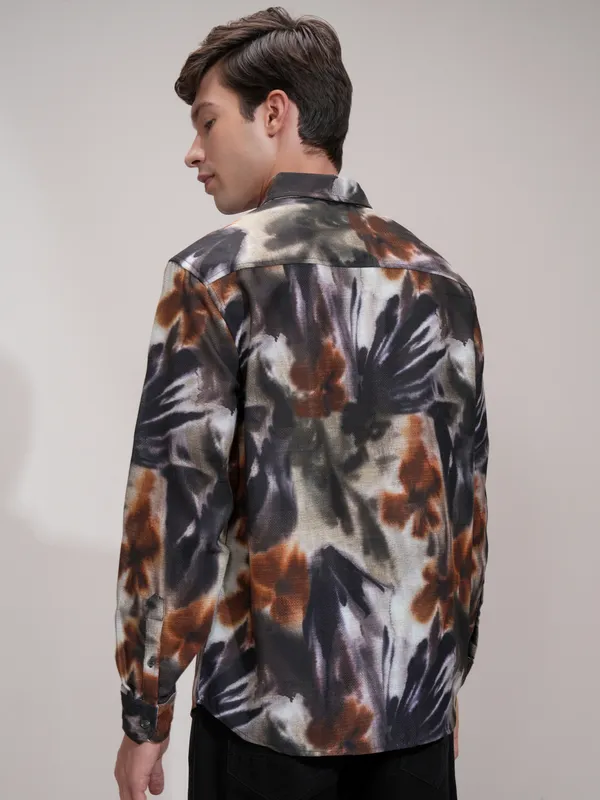 Highlander Men Multi Printed Relaxed Fit Casual Shirt