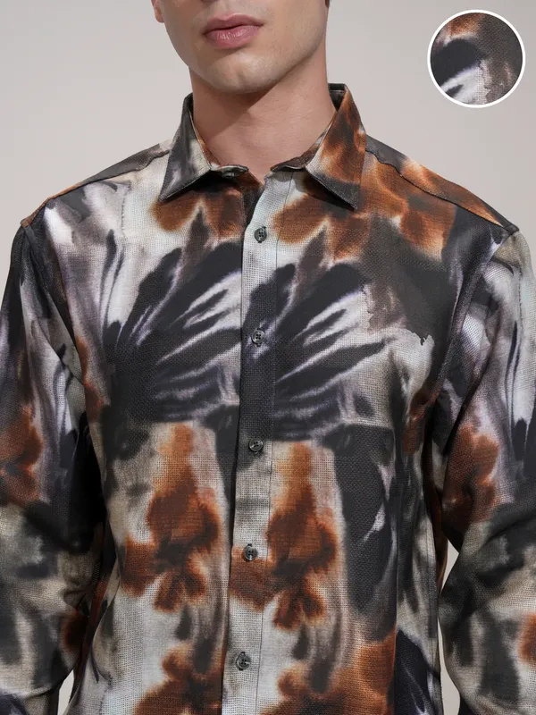 Highlander Men Multi Printed Relaxed Fit Casual Shirt